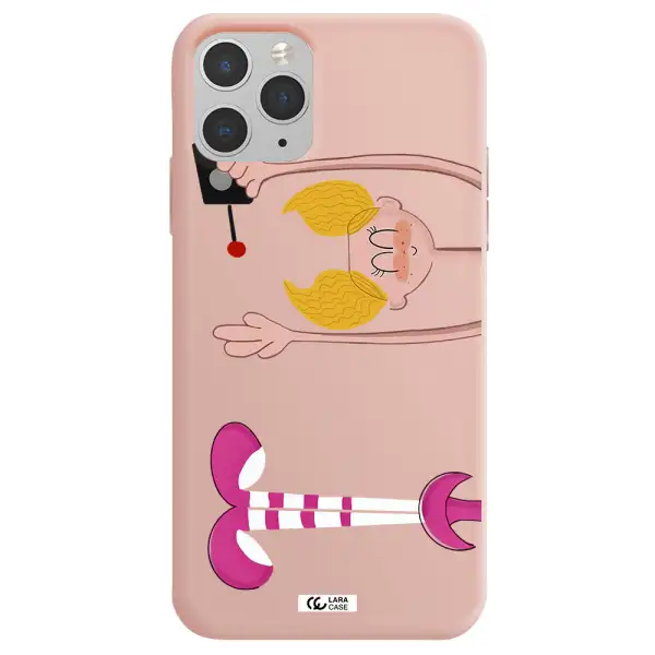 Dee Dee Apple iPhone 11 pro max Silicone pastel pink Case