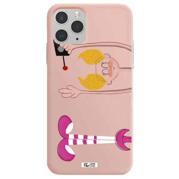 Dee Dee Apple iPhone 11 pro Silicone pastel pink Case