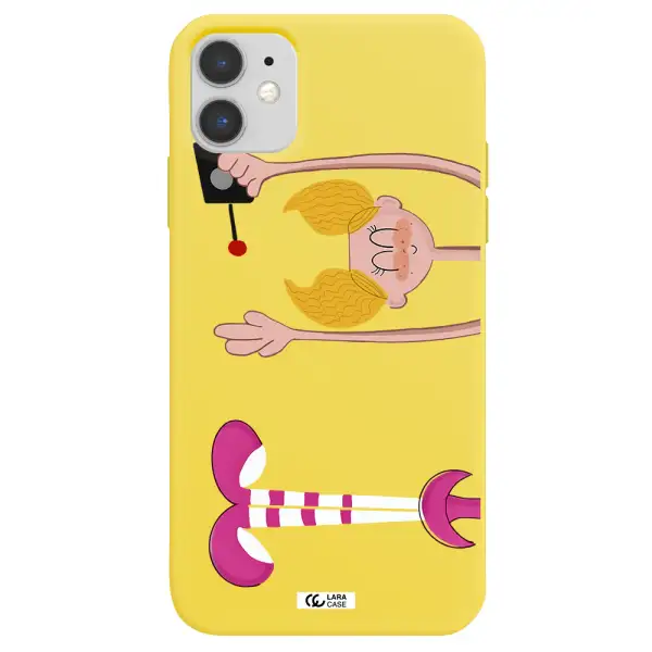 Dee Dee Apple iPhone 11 Silicone canary yellow Case