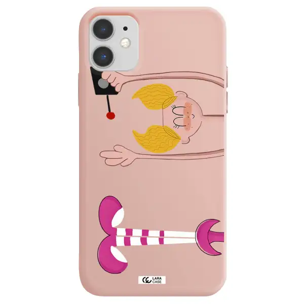 Dee Dee Apple iPhone 11 Silicone pastel pink Case