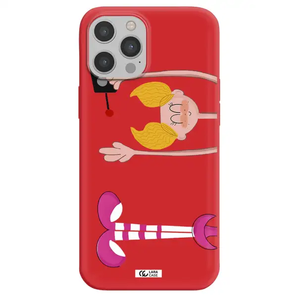 Dee Dee Apple iPhone 12 pro max Silicone Imperial Red Case