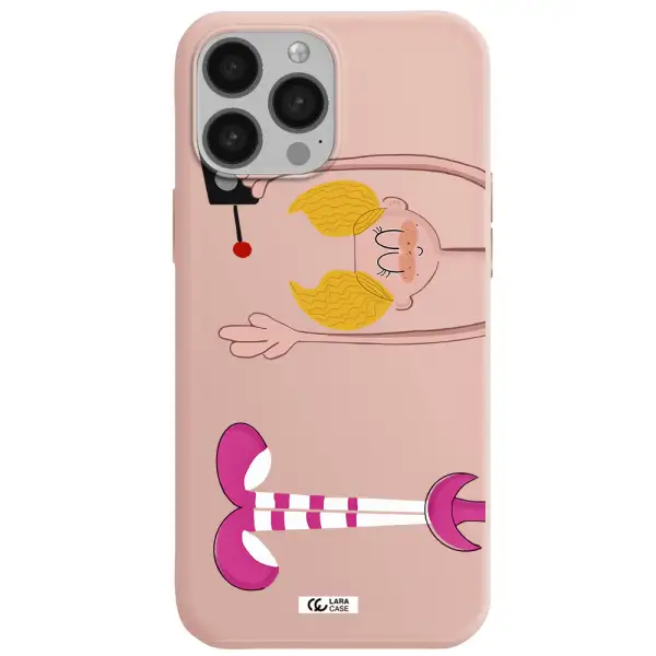 Dee Dee Apple iPhone 13 Pro Max Silicone pastel pink Case