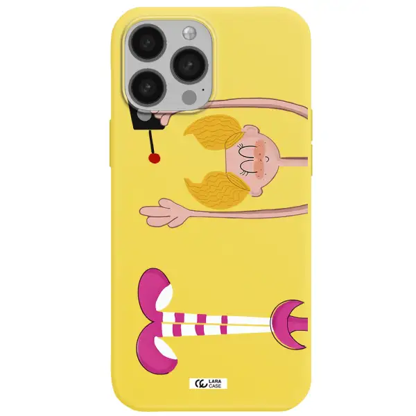 Dee Dee Apple iPhone 13 Pro Silicone canary yellow Case