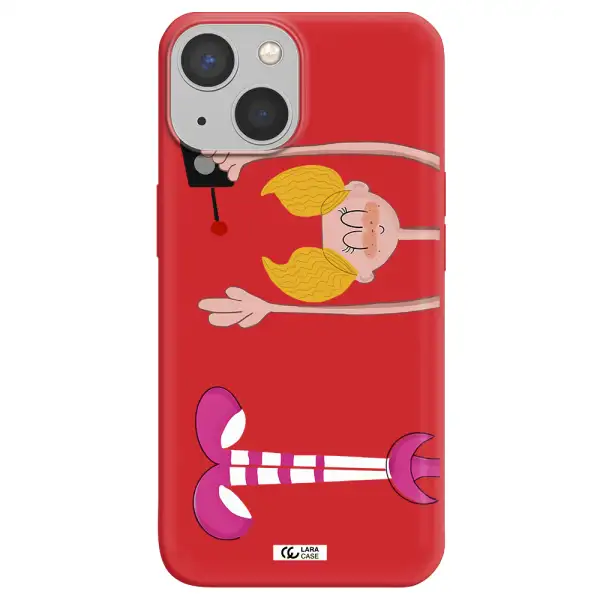 Dee Dee Apple iPhone 13 Silicone Imperial Red Case