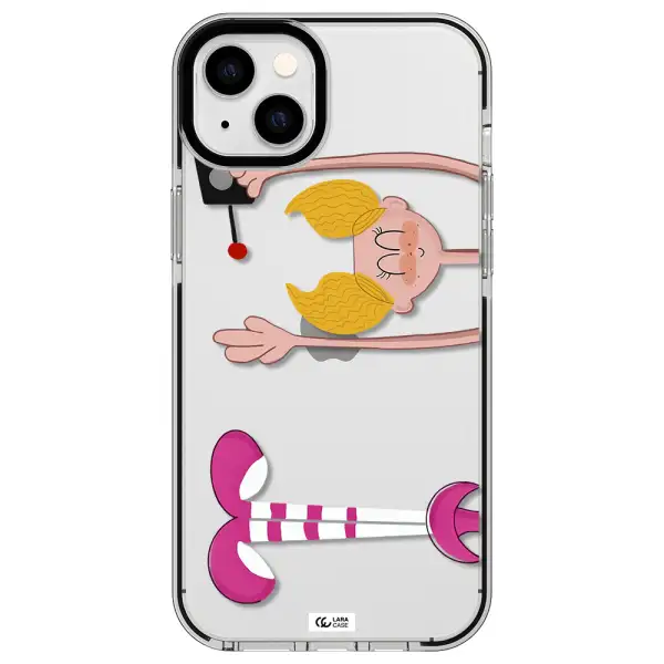 Dee Dee Apple iPhone 14 plus impact black border Case