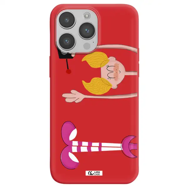 Dee Dee Apple iPhone 14 pro Silicone Imperial Red Case