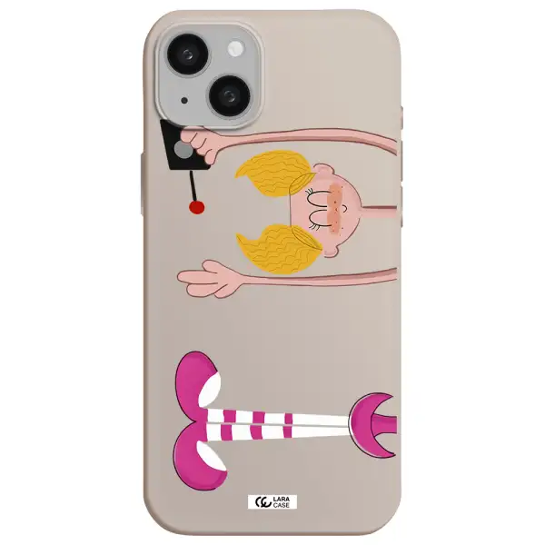 Dee Dee Apple iphone 15 plus Silicone Stone Case