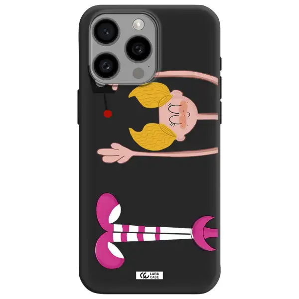 Dee Dee Apple Iphone 15 Pro max Silicone black Case