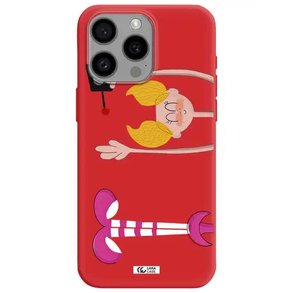 Dee Dee Apple Iphone 15 Pro Max Silicone Imperial Red Case