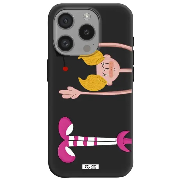 Dee Dee Apple Iphone 15 Pro Silicone Black Case