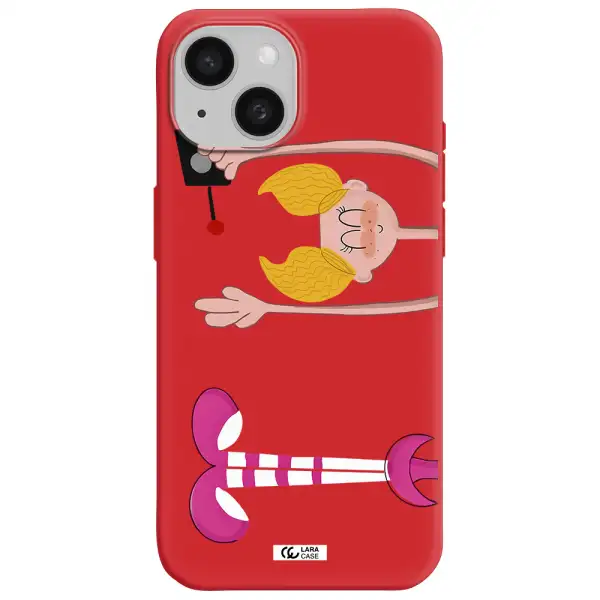 Dee Dee Apple Iphone 15 Silicone Imperial Red Case