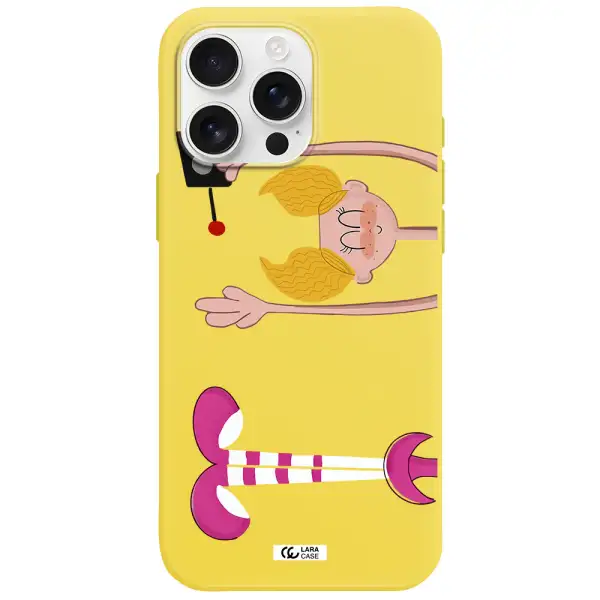 Dee Dee Apple Iphone 16 Pro Max Silicone Canary Yellow Case