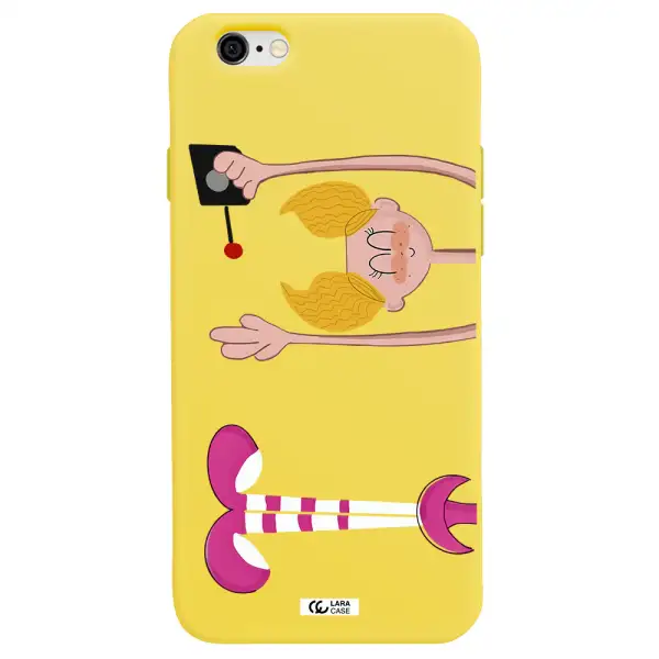 Dee Dee Apple iPhone 6 Silicone canary yellow Case