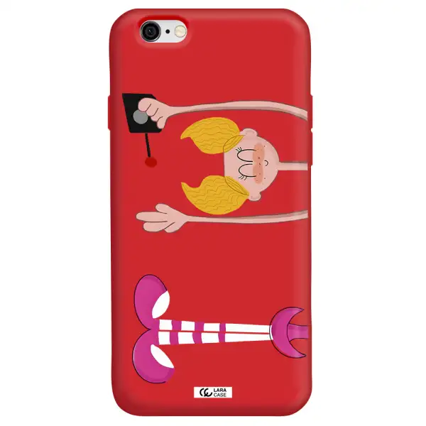 Dee Dee Apple iPhone 6 Silicone Imperial Red Case