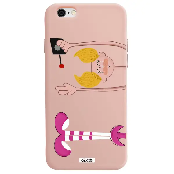Dee Dee Apple iPhone 6 Silicone pastel pink Case