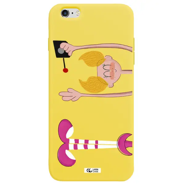Dee Dee Apple iPhone 6S Silicone canary yellow Case