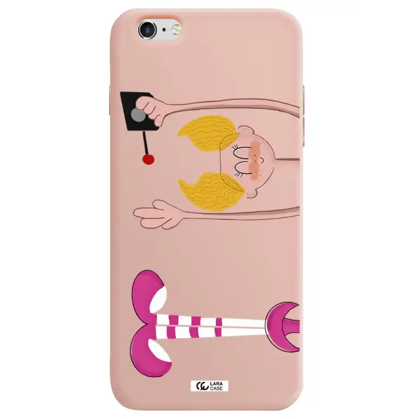 Dee Dee Apple iPhone 6S Silicone pastel pink Case