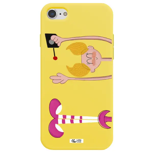 Dee Dee Apple iPhone 7 Silicone canary yellow Case