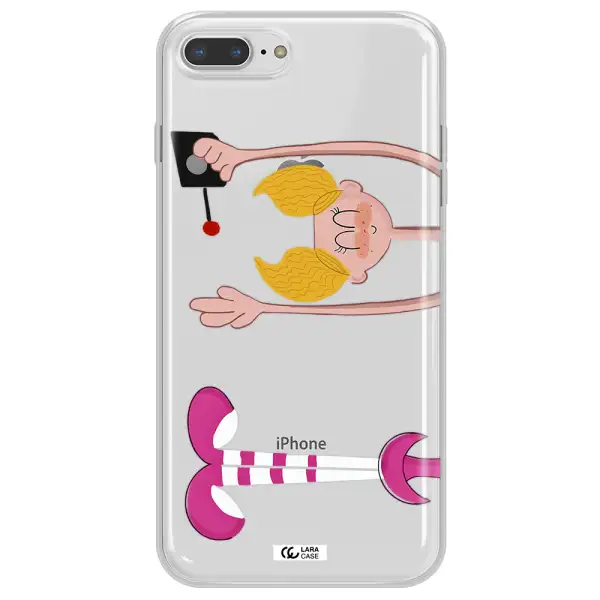 Dee Dee Apple iPhone 8 plus Clear TPU Case