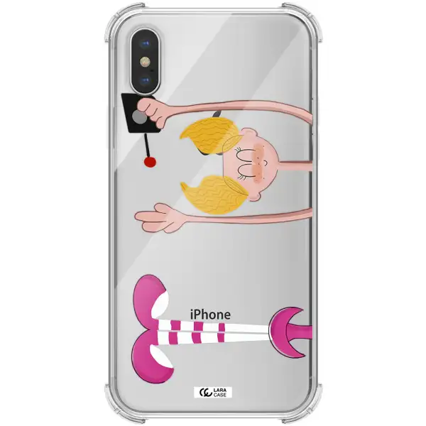 Dee Dee Apple iPhone X Clear PC Case