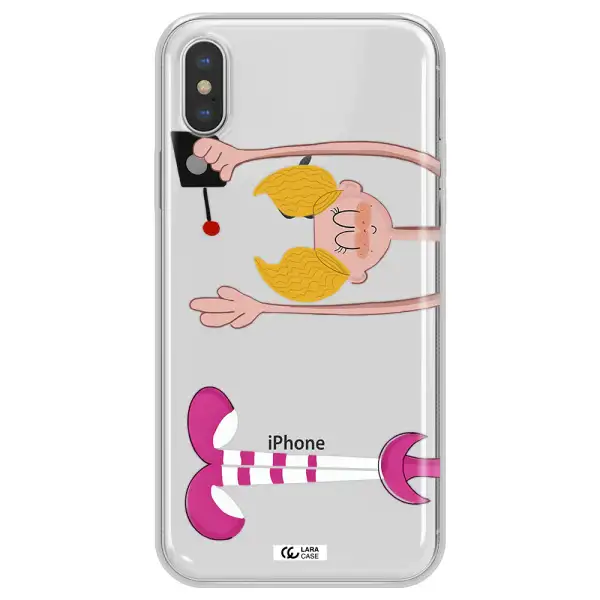 Dee Dee Apple iPhone X Clear TPU Case