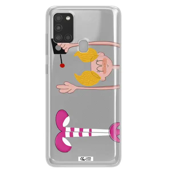 Dee Dee Samsung A21S Clear TPU Case