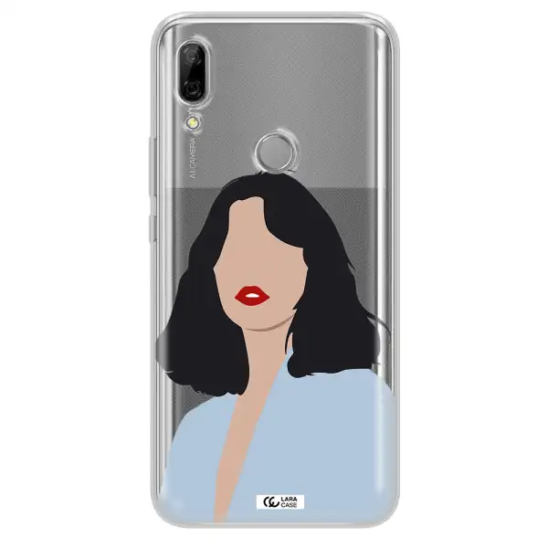 Minimalist Girl Portrait Huawei P Smart Z Clear TPU Case