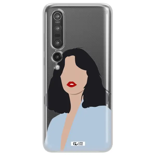 Minimalist Girl Portrait Xiaomi Mi 10 Pro Clear TPU Case