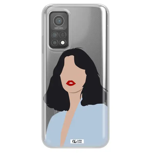 Minimalist Girl Portrait Xiaomi Mi 10 T Pro Clear TPU Case