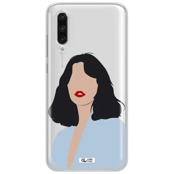 Minimalist Girl Portrait Xiaomi Mi 9 Lite Clear Tpu Case