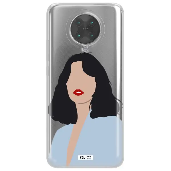 Minimalist Girl Portrait Xiaomi Poco F2 Pro Clear TPU Case