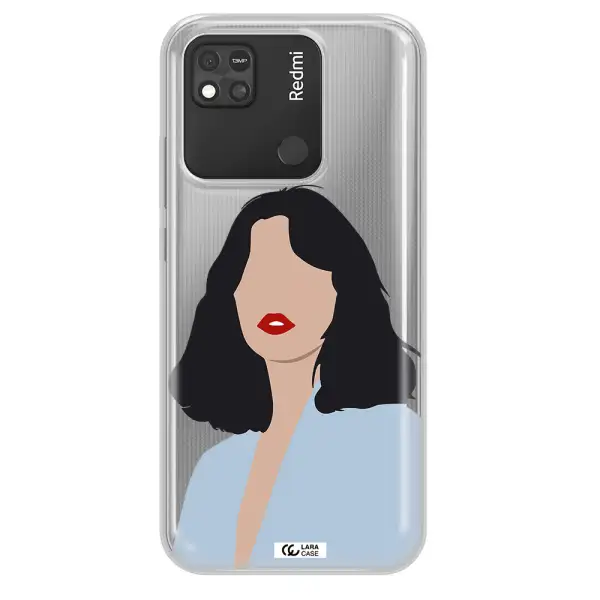 Minimalist Girl Portrait Xiaomi Redmi 10A Clear TPU Case