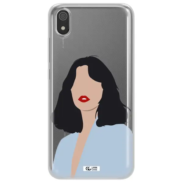 Minimalist Girl Portrait Xiaomi Redmi 7A Clear TPU Case