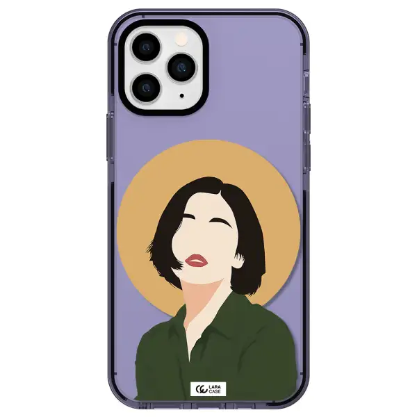 Portrait Of A Girl In A Green Dress Apple iPhone 11 pro max impact Lilac Case