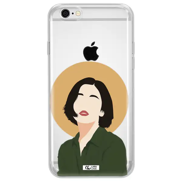 Portrait Of A Girl In A Green Dress Apple iPhone 6 plus Clear TPU Case