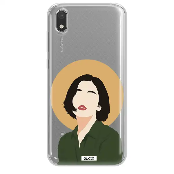 Portrait Of A Girl In A Green Dress Huawei Honor 8S Clear TPU Case
