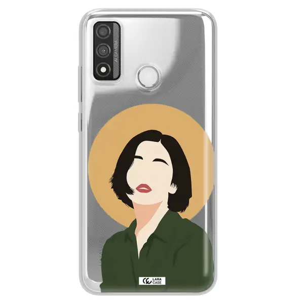 Portrait Of A Girl In A Green Dress Huawei P Smart 2020 Clear TPU Case