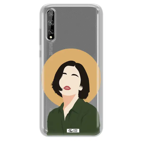 Portrait Of A Girl In A Green Dress Huawei P Smart S Clear TPU Case