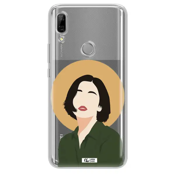 Portrait Of A Girl In A Green Dress Huawei P Smart Z Clear TPU Case