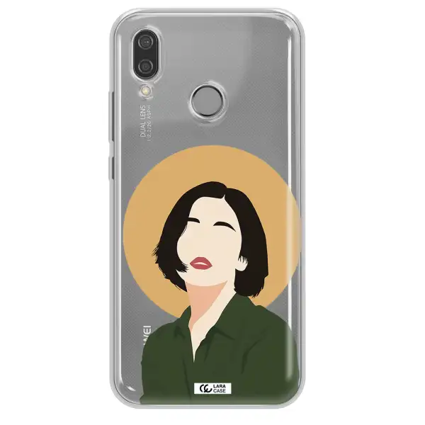 Portrait Of A Girl In A Green Dress Huawei P20 Lite Clear TPU Case
