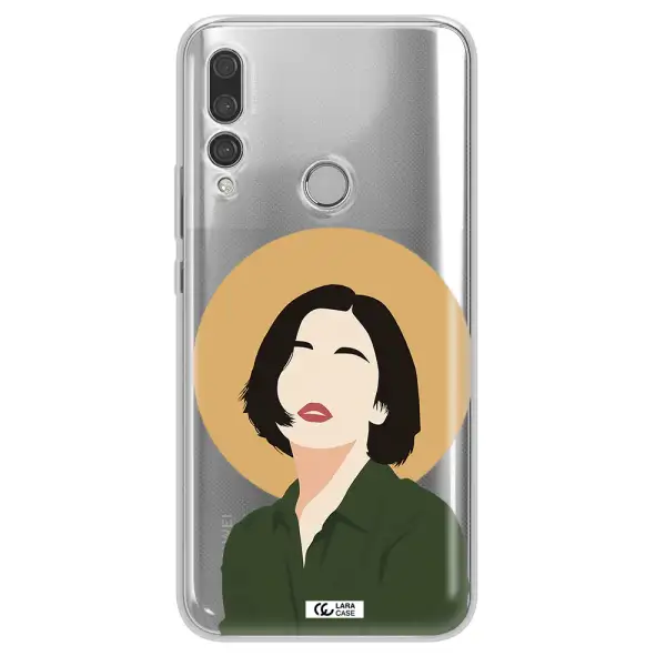Portrait Of A Girl In A Green Dress Huawei Y9 Prime 2019 Clear TPU Case