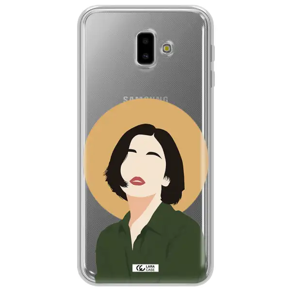 Portrait Of A Girl In A Green Dress Samsung J6 Plus Clear TPU Case