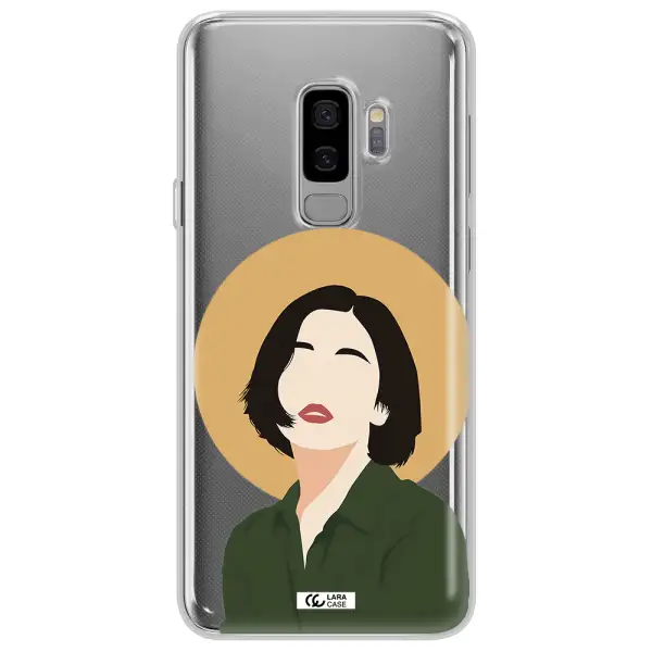 Portrait Of A Girl In A Green Dress Samsung S9 Plus Clear TPU Case