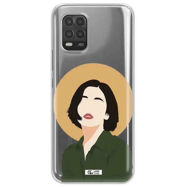 Portrait Of A Girl In A Green Dress Xiaomi Mi 10 Lite Clear TPU Case