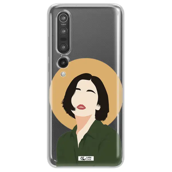Portrait Of A Girl In A Green Dress Xiaomi Mi 10 Pro Clear TPU Case