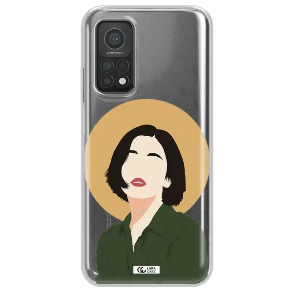 Portrait Of A Girl In A Green Dress Xiaomi Mi 10T Clear TPU Case