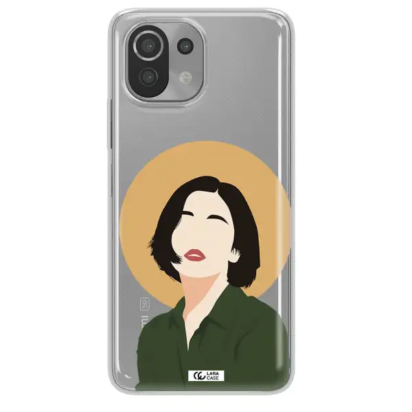 Portrait Of A Girl In A Green Dress Xiaomi Mi 11 Lite Clear TPU Case