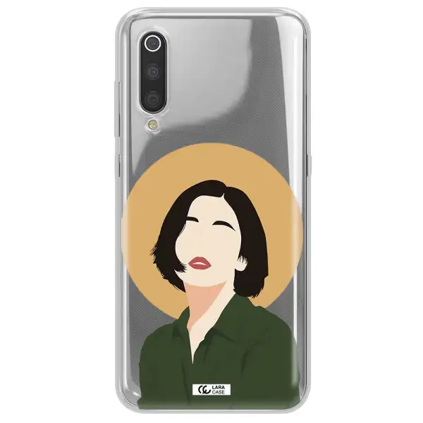 Portrait Of A Girl In A Green Dress Xiaomi Mi 9 Clear TPU Case