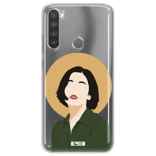 Portrait Of A Girl In A Green Dress Xiaomi Note 8 Clear TPU Case