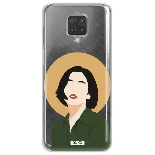 Portrait Of A Girl In A Green Dress Xiaomi Note 9 Pro Clear TPU Case
